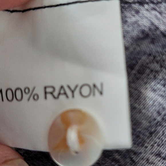 NAVY WITH WIMSICAL CHERRY PRINT MAXI / MIDI BUTTON FRONT DRESS - Picture 8 of 11